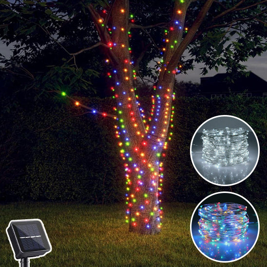 GUIRLANDES LUMINEUSES SOLAIRE Ă 8 fonctions