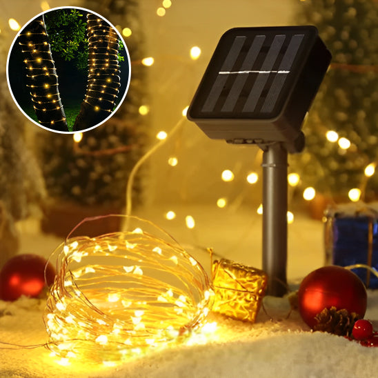 GUIRLANDES LUMINEUSES SOLAIRE Ă 8 fonctions