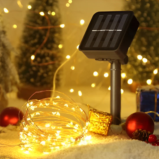 GUIRLANDES LUMINEUSES SOLAIRE Ă 8 fonctions
